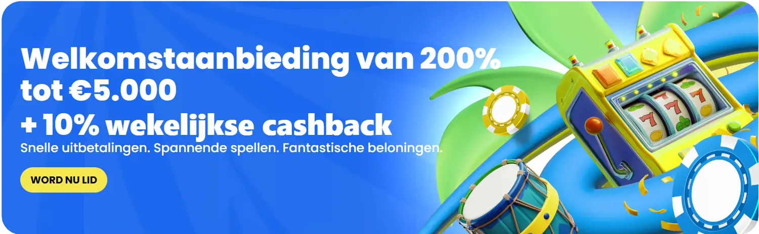 Samba Slots welkomstbonus banner