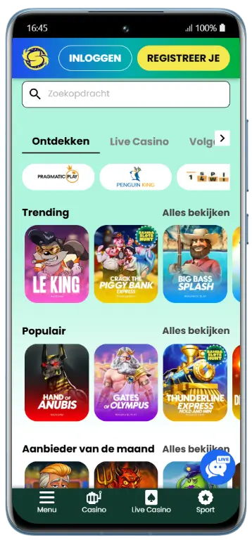Samba Slots casino spelaanbod